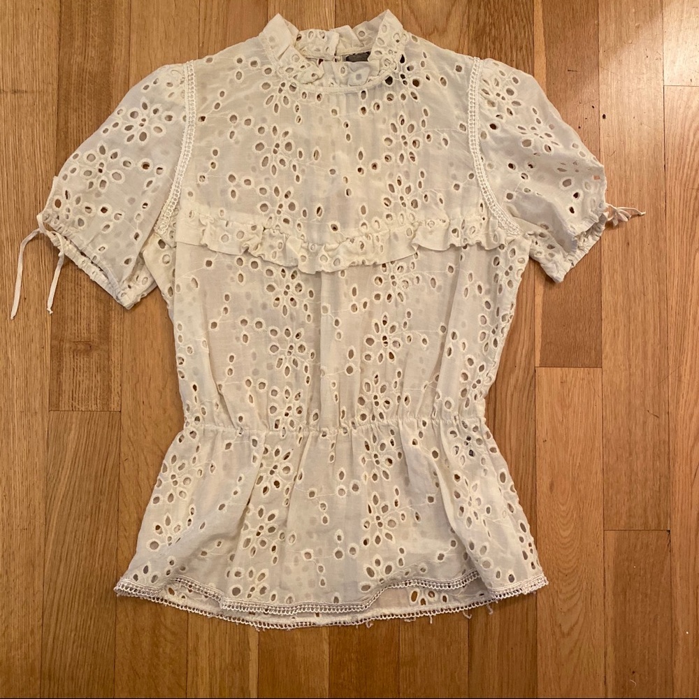 Reformation crochet top
